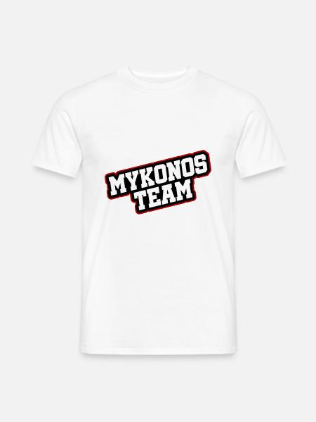 Mykonos Team - Men's T-Shirt - white