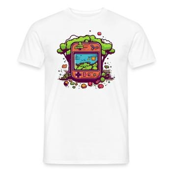Retro-Videospiel - Männer T-Shirt - Weiß - Vorne - AI Model Male 178 dark (178cm)