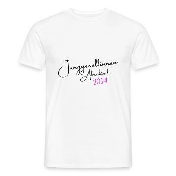 Hen Party 2024 Hen - Men's T-Shirt - white - Front - AI Model Male 178 dark (178cm)
