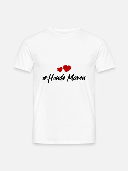 Hunde Mama - Männer T-Shirt - Weiß