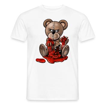 Bear Voodoo - Men's T-Shirt - white - Front - AI Model Male 178 dark (178cm)