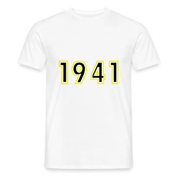 1941 Year Birthday - Men's T-Shirt - white - Front - AI Model Male 178 dark (178cm)