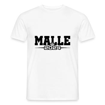Malle 2024 Mallorca Krone - Men's T-Shirt - white - Front - AI Model Male 178 dark (178cm)