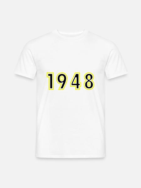 1948 Year Birthday - Men's T-Shirt - white