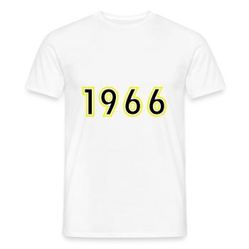 1966 Year Birthday - Men's T-Shirt - white - Front - AI Model Male 178 dark (178cm)