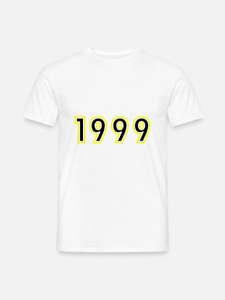 1999 Year Birthday - Men's T-Shirt - white