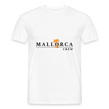 Mallorca Crew - Männer T-Shirt - Weiß - Vorne - AI Model Male 178 dark (178cm)