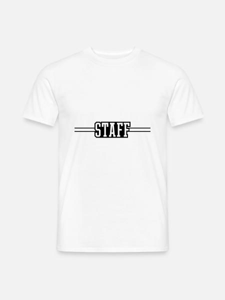 Staff Member - Men's T-Shirt - white