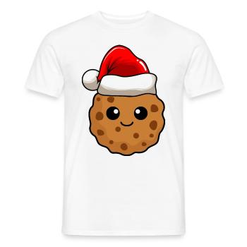 Cookies Noël BD Noël - T-shirt homme - blanc - Devant - AI Model Male 178 dark (178cm)