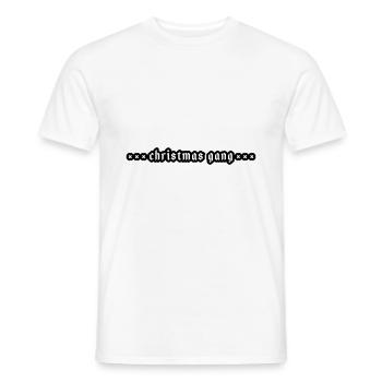 Christmas Gang Weihnachten Team - Männer T-Shirt - Weiß - Vorne - AI Model Male 178 dark (178cm)