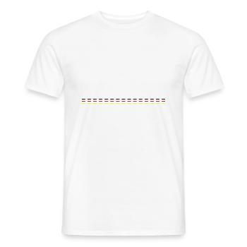Germany Line - Men's T-Shirt - white - Front - AI Model Male 178 dark (178cm)