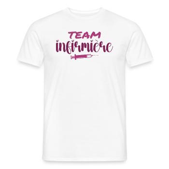 Krankenschwester-Team - Männer T-Shirt - Weiß - Vorne - AI Model Male 178 dark (178cm)