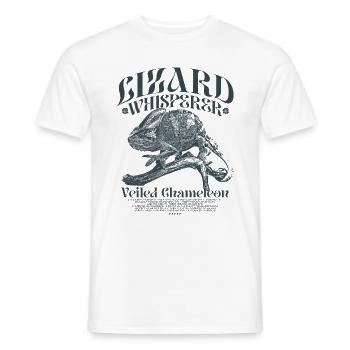 Jemenchamäleon Verschleiertes Chamäleon - Männer T-Shirt - Weiß - Vorne - AI Model Male 178 dark (178cm)