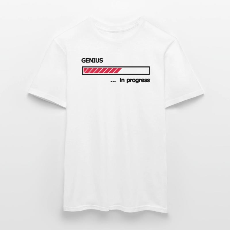 Genius in progress loading bars Loading Bar Men's T-Shirt