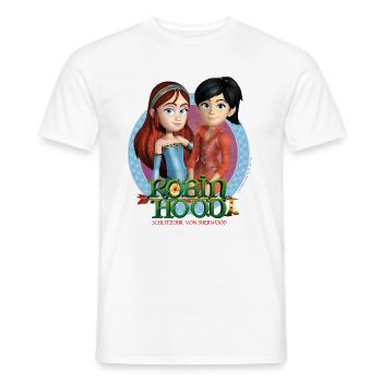 Robin Hood Maid Marian Und Scarlett - Männer T-Shirt - Weiß - Vorne - AI Model Male 178 dark (178cm)