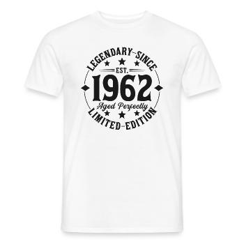 Légendaire depuis 1962 - T-shirt homme - blanc - Devant - AI Model Male 178 dark (178cm)