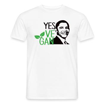 Oui Ve Gan Vegan Vegan Dicton Drôle Vegan - T-shirt homme - blanc - Devant - AI Model Male 178 dark (178cm)