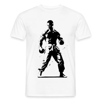 Kickboxer - Men's T-Shirt - white - Front - AI Model Male 178 dark (178cm)