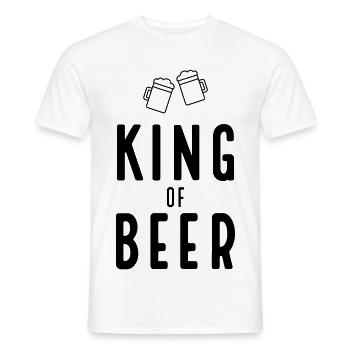 Astronomischer Naturlandschafts-Print - Männer T-Shirt - Weiß - Vorne - AI Model Male 178 dark (178cm)