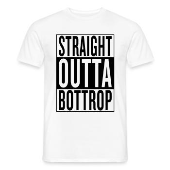 Bottrop - Männer T-Shirt - Weiß - Vorne - AI Model Male 178 dark (178cm)