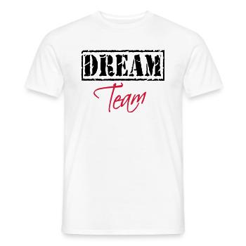 Dream Team - T-shirt homme - blanc - Devant - AI Model Male 178 dark (178cm)