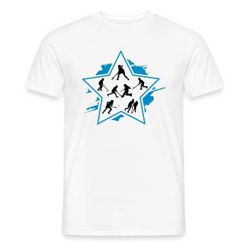 Hockey Kids - Männer T-Shirt - Weiß - Vorne - AI Model Male 178 dark (178cm)