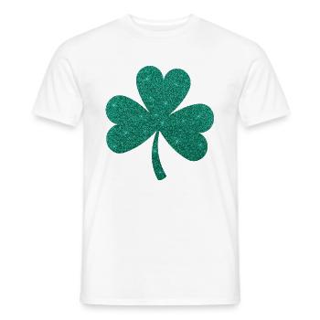Cadeau de la Saint-Patrick pour les femmes et les filles Shamrock - T-shirt homme - blanc - Devant - AI Model Male 178 dark (178cm)