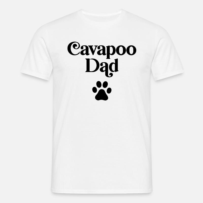 Cavapoo Dad - Men's T-Shirt - white