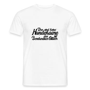 Bernhardiner - Männer T-Shirt - Weiß - Vorne - AI Model Male 178 dark (178cm)