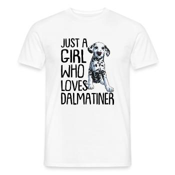 Dalmatiner - Männer T-Shirt - Weiß - Vorne - AI Model Male 178 dark (178cm)