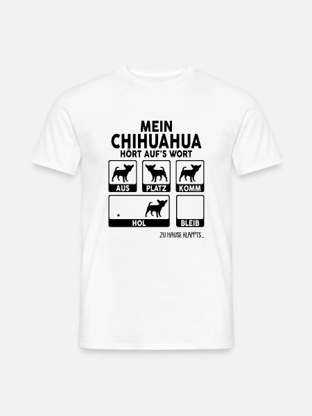 Chihuahua - Männer T-Shirt - Weiß