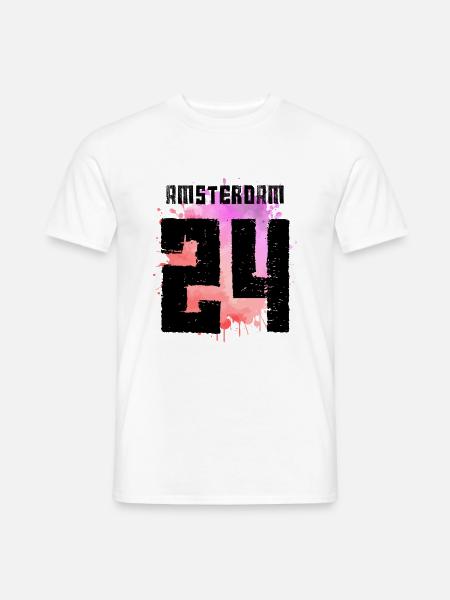 Amsterdam 24 Jersey 2024 Multicoloured - Men's T-Shirt - white