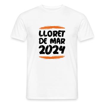 Lloret De Mar 2024 - Männer T-Shirt - Weiß - Vorne - AI Model Male 178 dark (178cm)