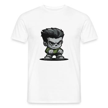 Zombie Halloween Comic - Männer T-Shirt - Weiß - Vorne - AI Model Male 178 dark (178cm)
