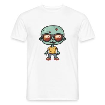 Zombie Halloween Cool - T-shirt homme - blanc - Devant - AI Model Male 178 dark (178cm)