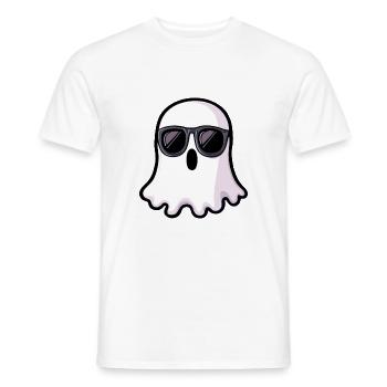 Geist Halloween - Männer T-Shirt - Weiß - Vorne - AI Model Male 178 dark (178cm)