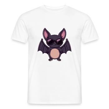 Fledermaus Halloween - Männer T-Shirt - Weiß - Vorne - AI Model Male 178 dark (178cm)