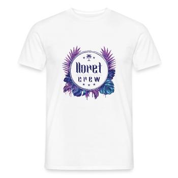 Lloret De Mar Crew Colorful - Men's T-Shirt - white - Front - AI Model Male 178 dark (178cm)