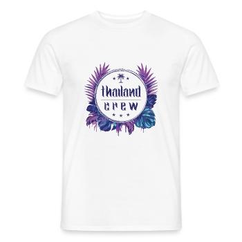 Thailand Crew Bunt - Männer T-Shirt - Weiß - Vorne - AI Model Male 178 dark (178cm)