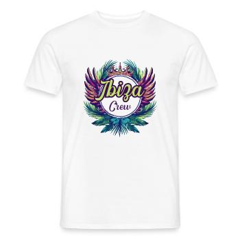Ibiza Crew Urlaub - Männer T-Shirt - Weiß - Vorne - AI Model Male 178 dark (178cm)