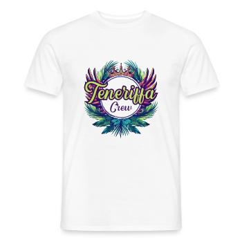 Tenerife Crew Holidays - Men's T-Shirt - white - Front - AI Model Male 178 dark (178cm)