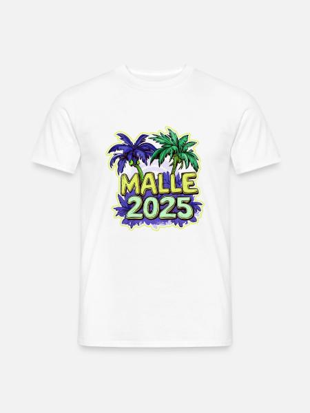 Malle 2025 Holiday - Men's T-Shirt - white