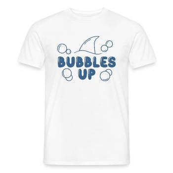 Blasen Aufblasen Hai Liebhaber Liebe Strand Blase Aufblasen Lustig - Männer T-Shirt - Weiß - Vorne - AI Model Male 178 dark (178cm)