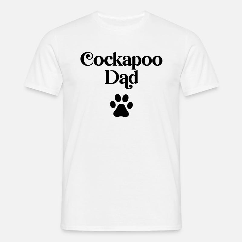 Cockapoo Papa - Männer T-Shirt - Weiß
