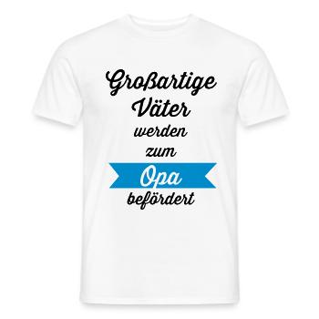Großartige Väter - Männer T-Shirt - Weiß - Vorne - AI Model Male 178 dark (178cm)