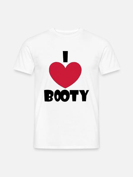 J'aime Booty - T-shirt homme - blanc