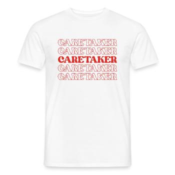Gardien Gardien Gardien Gardien Protecteur - T-shirt homme - blanc - Devant - AI Model Male 178 dark (178cm)