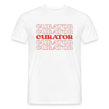 Kurator, Bewahrer, Depotbank, Konservator, Archivar - Männer T-Shirt - Weiß - Vorne - AI Model Male 178 dark (178cm)