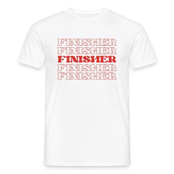 Finisher Worker Craftsperson Builder Finish Worker - Men's T-Shirt - white - Front - AI Model Male 178 dark (178cm)