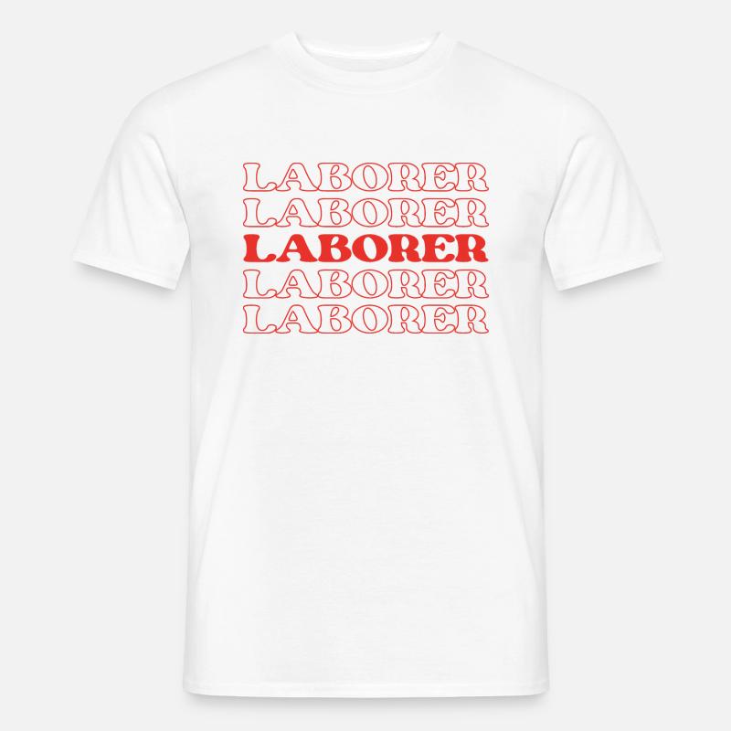 Arbeiter Arbeiter Handwerker Arbeiter - Männer T-Shirt - Weiß